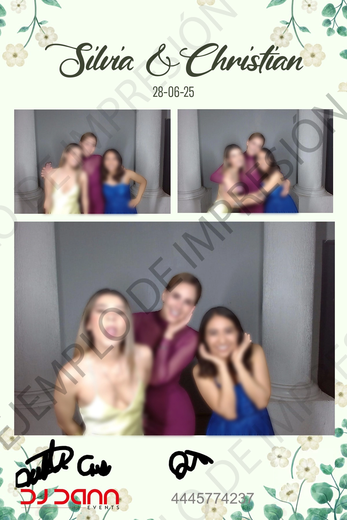 Invitados usando Magic Mirror